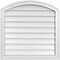 Ekena Millwork Arch Top Surface Mount PVC Gable Vent: Functional, w/ 2"W x 1-1/2"P Brickmould Frame, 28"W x 28"H GVPAR28X2802SF - alternate 1